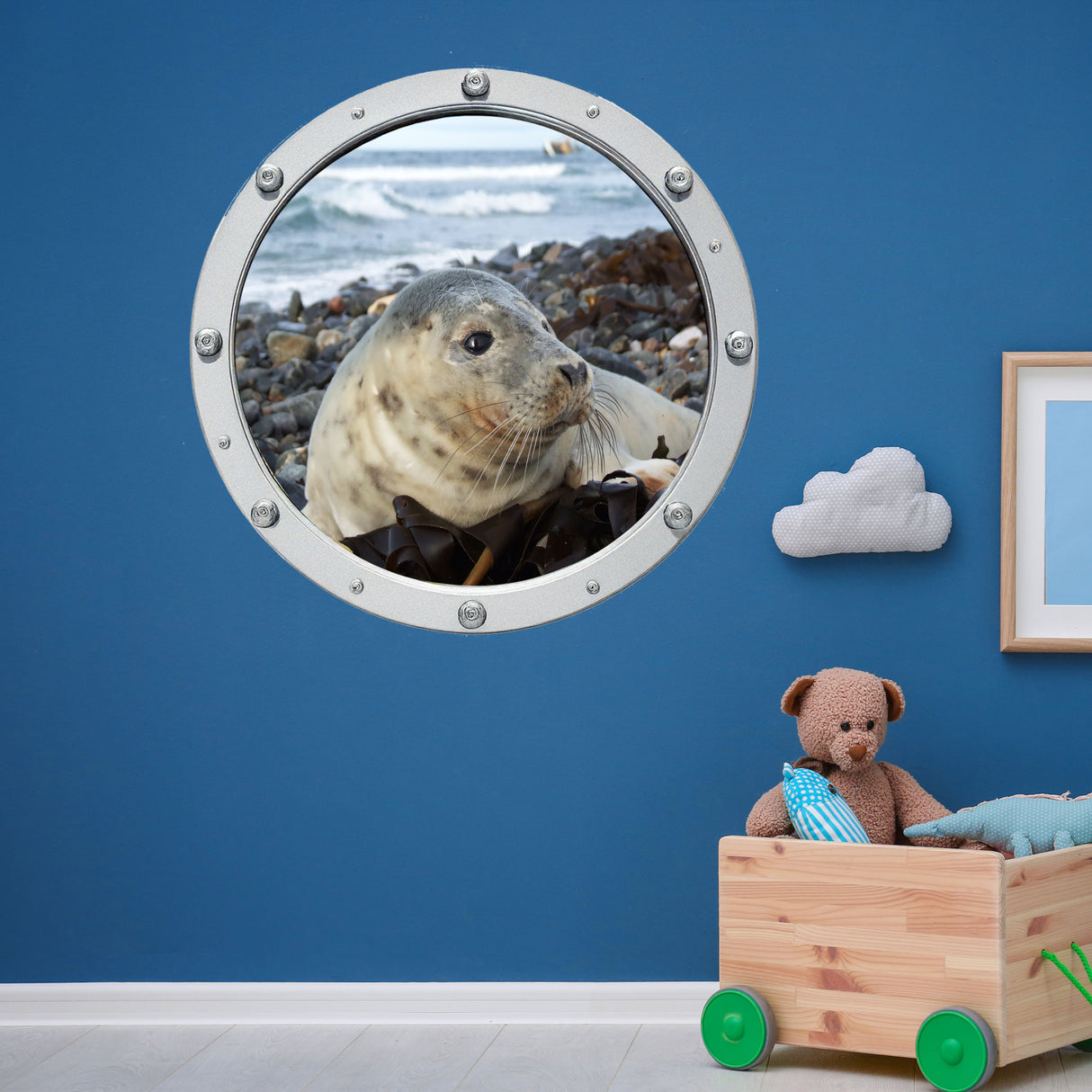 Seal Pup Porthole Wall Stickers