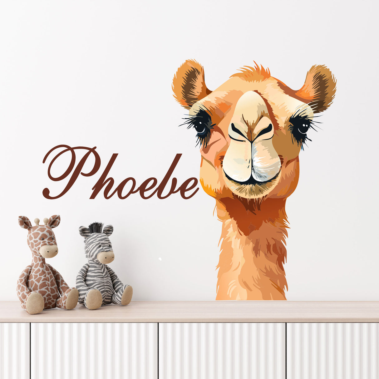 Custom Camel Wall Decal for Kids Nursery room