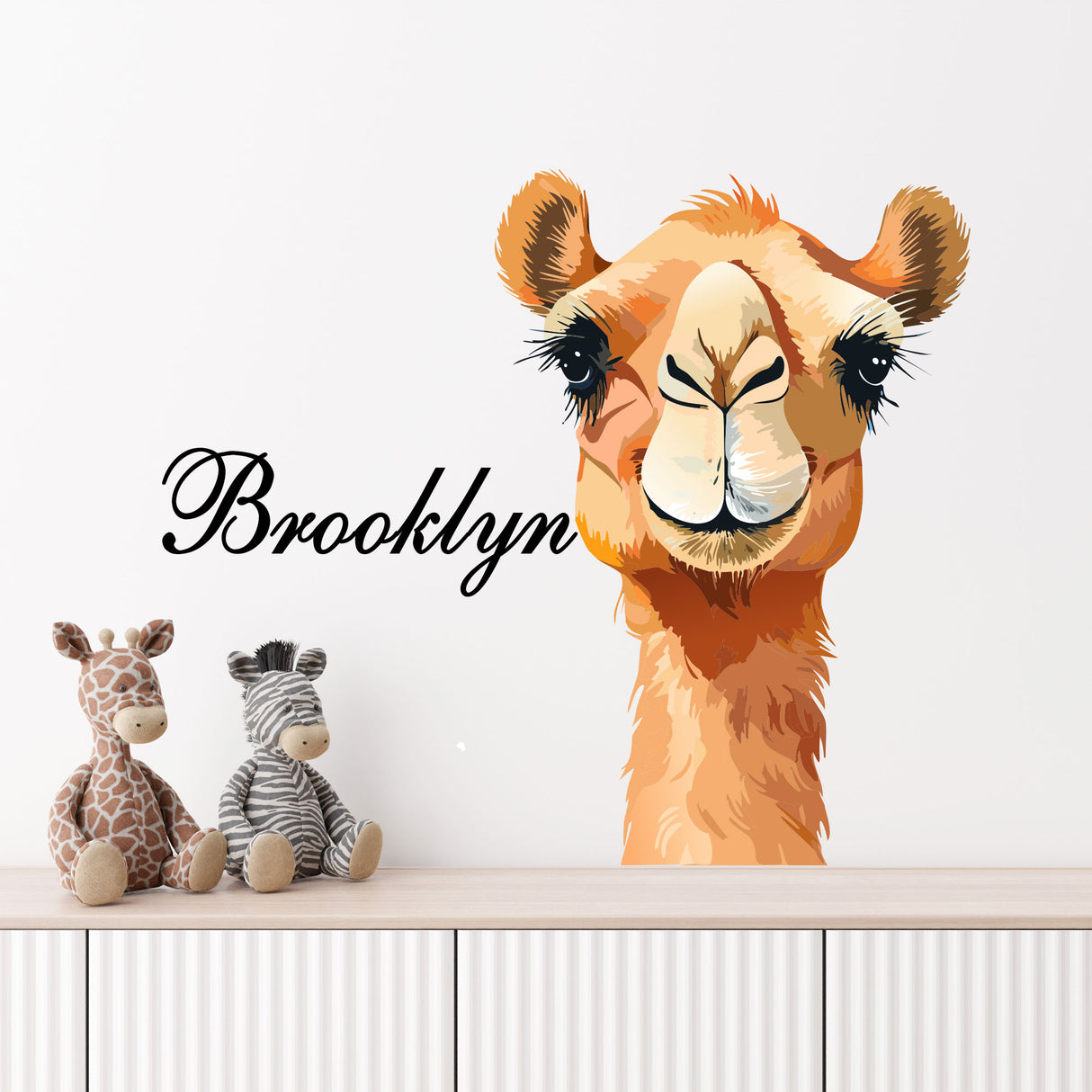Custom Camel Wall Decal for Kids Nursery room