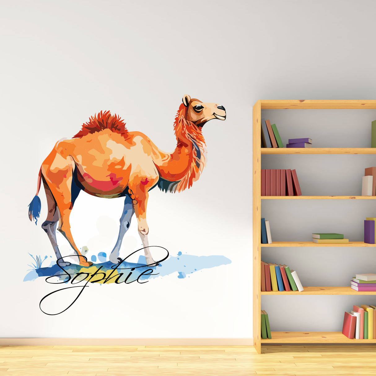 Personalised Camel Wall Sticker Kids Room & Nursery Décor