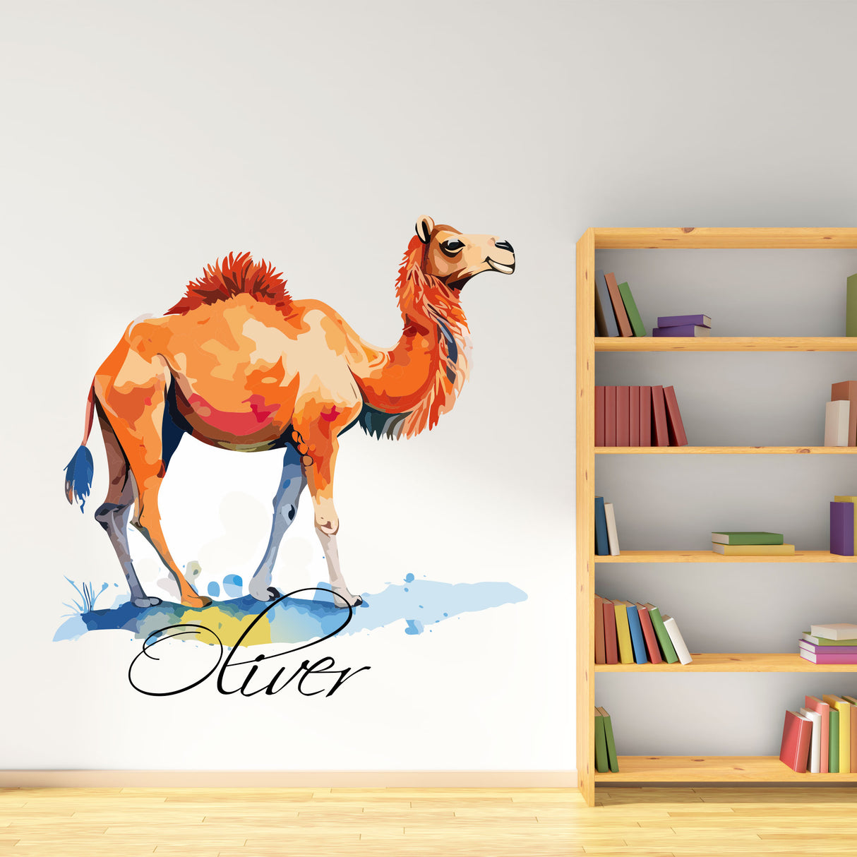 Personalised Camel Wall Sticker Kids Room & Nursery Décor