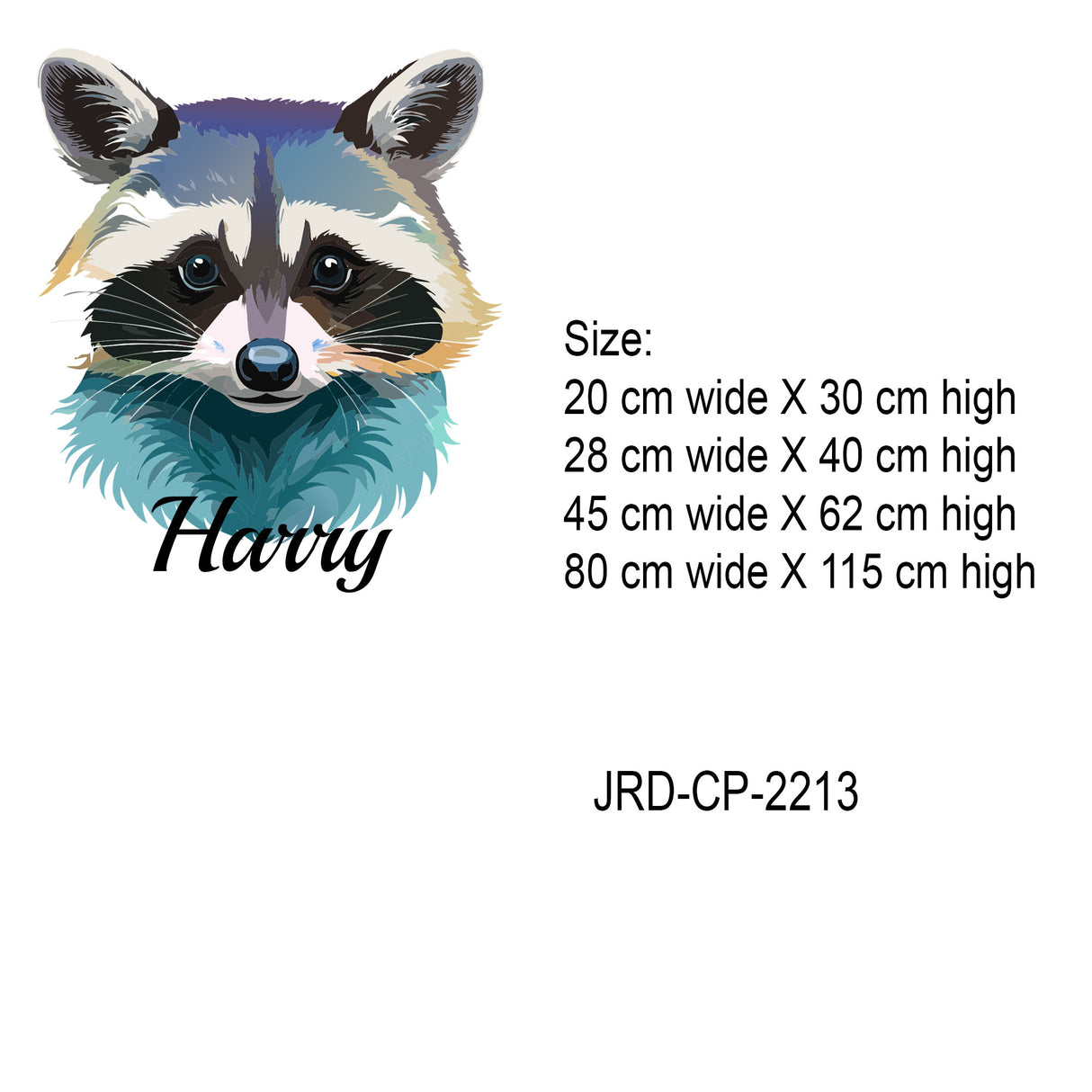 Raccoon Wall Stickers Kids Room Decor