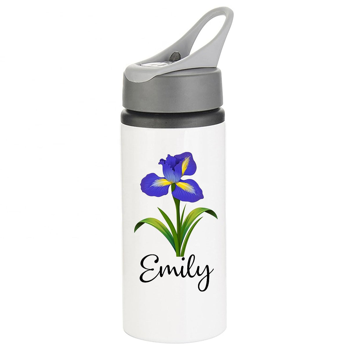 Personalised name Water bottle kids School Sport Drink Leakproof Water