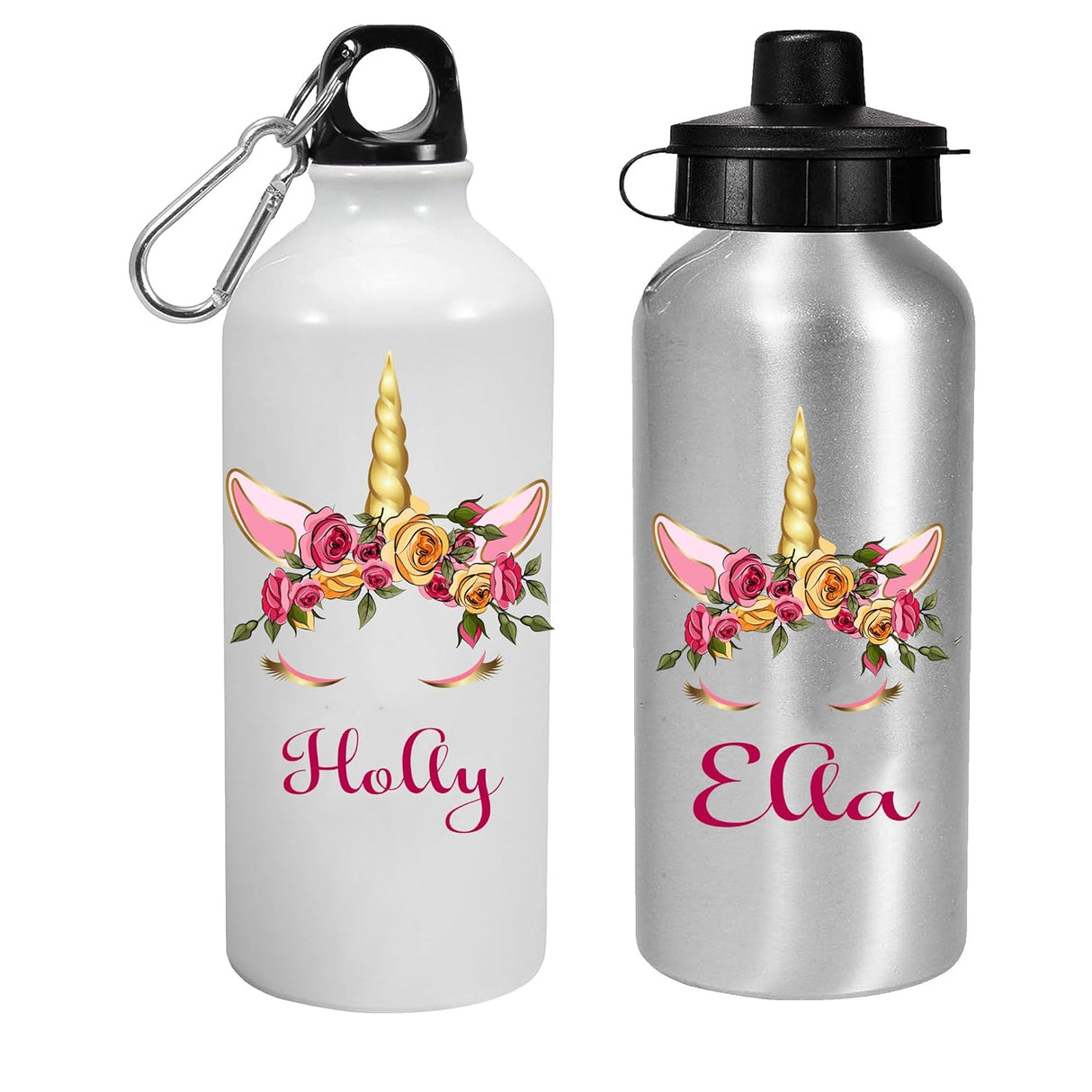 Personalised Unicorn Pre-School Water Bottle for Kids