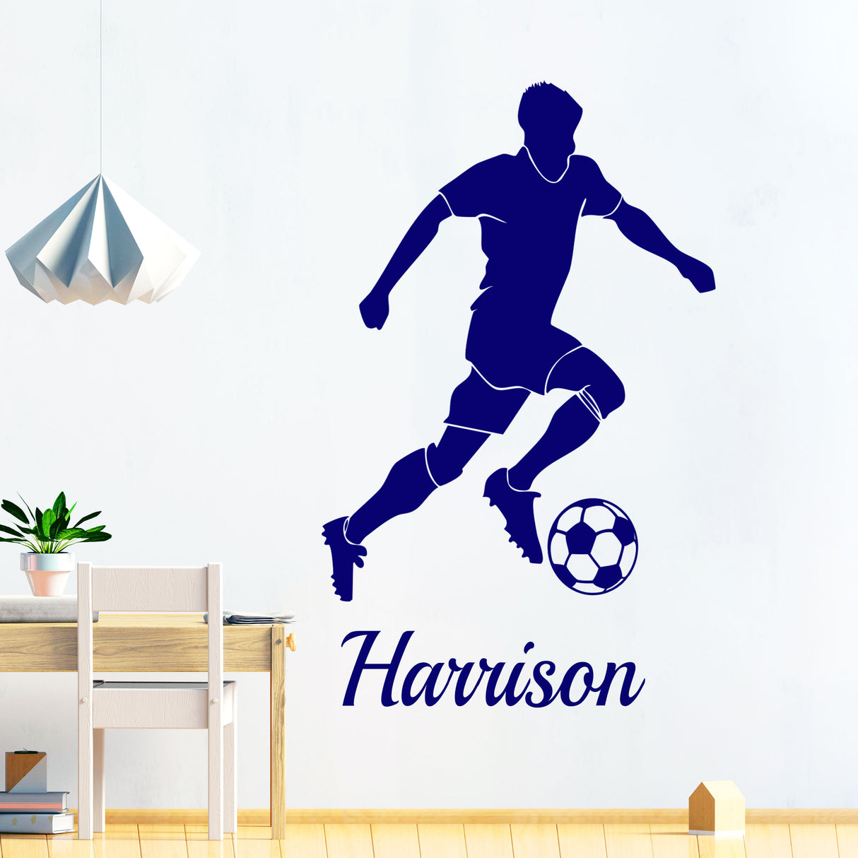 FOOTBALL Soccer Player Action with Custom Name