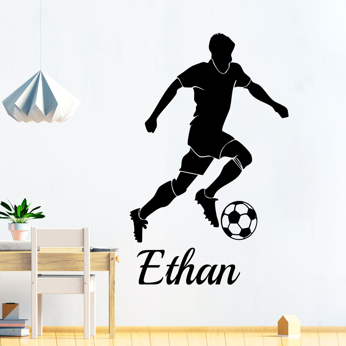 FOOTBALL Soccer Player Action with Custom Name