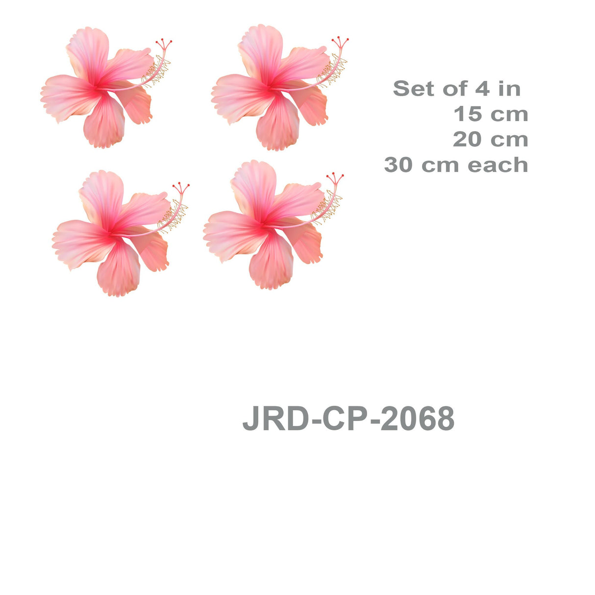 Hibiscus Flower Colourful Wall Art