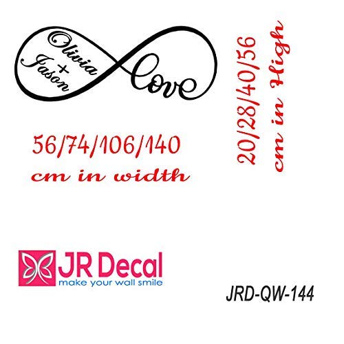 Infinite Love Personalised name Decals
