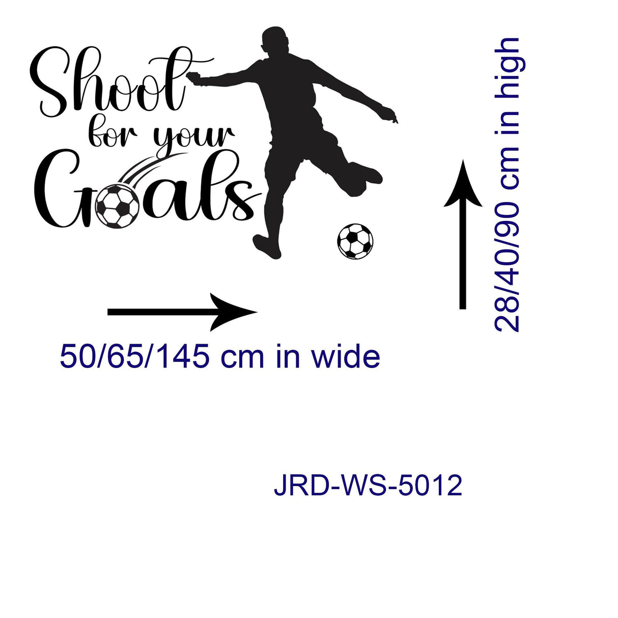 Shoot for Your Goals Wall Decals