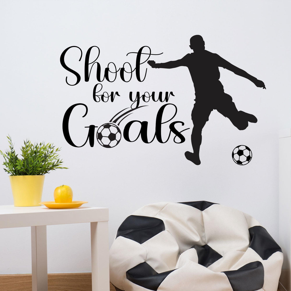 Shoot for Your Goals Wall Stickers