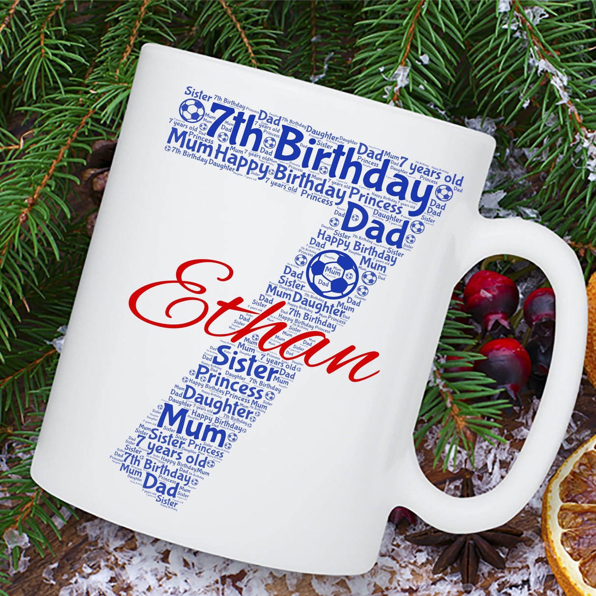 Personalised Birthday Number Mug