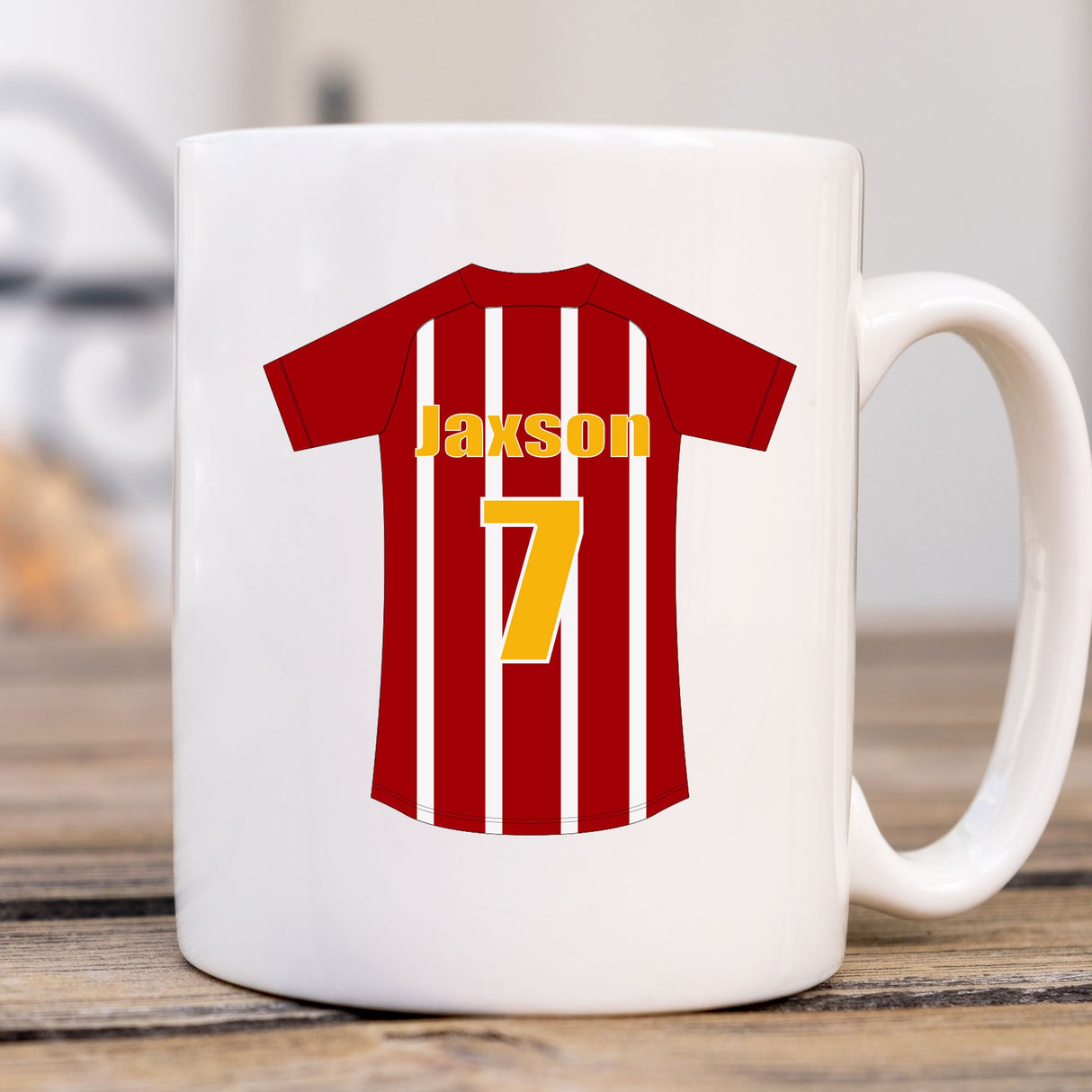 Football Team Jersey Mug Personalised Gift