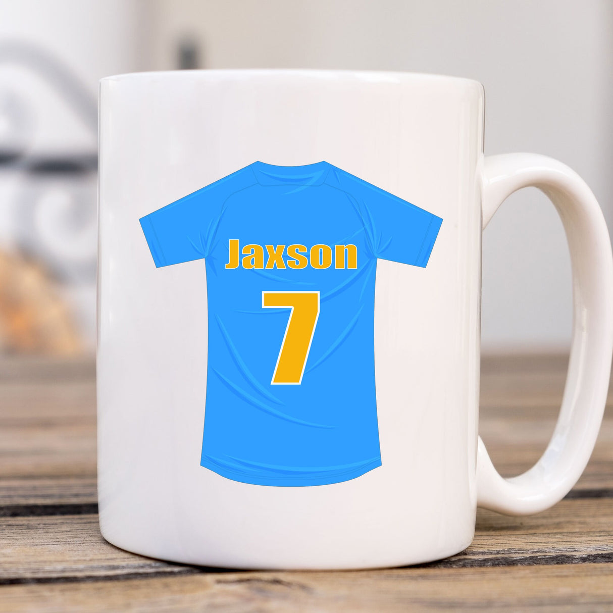 Football Team Jersey Mug Personalised Gift