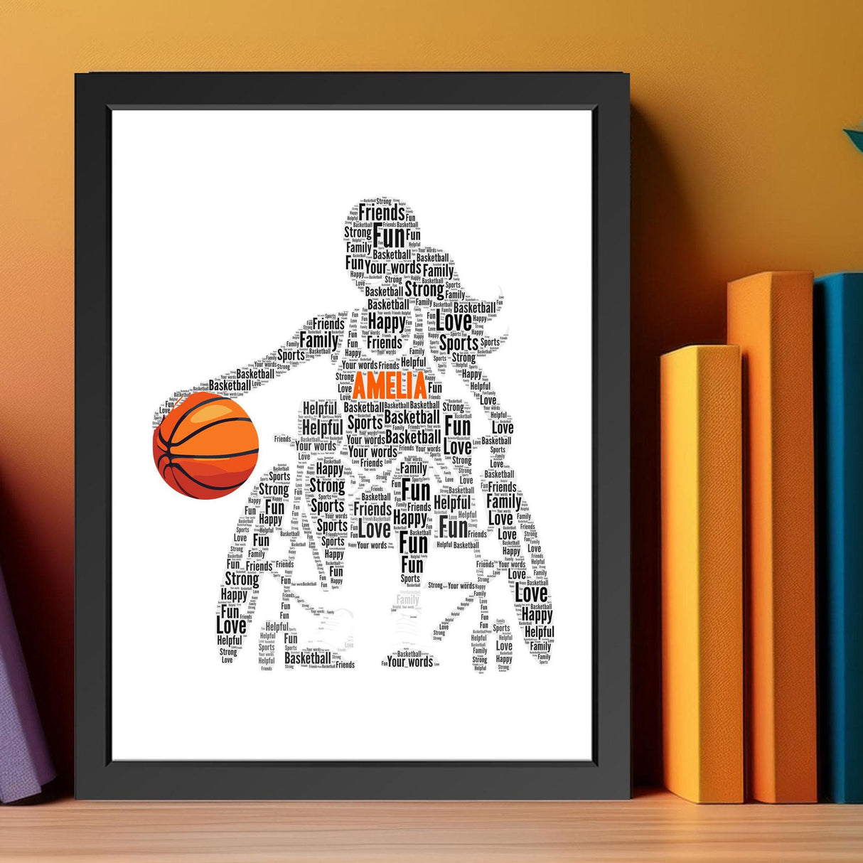 Custom Wheelchair Athlete Word Cloud