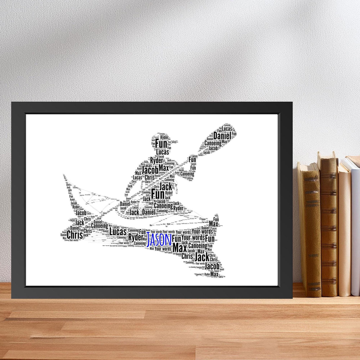 Water Sports Canoeing Wall decor frame gifts