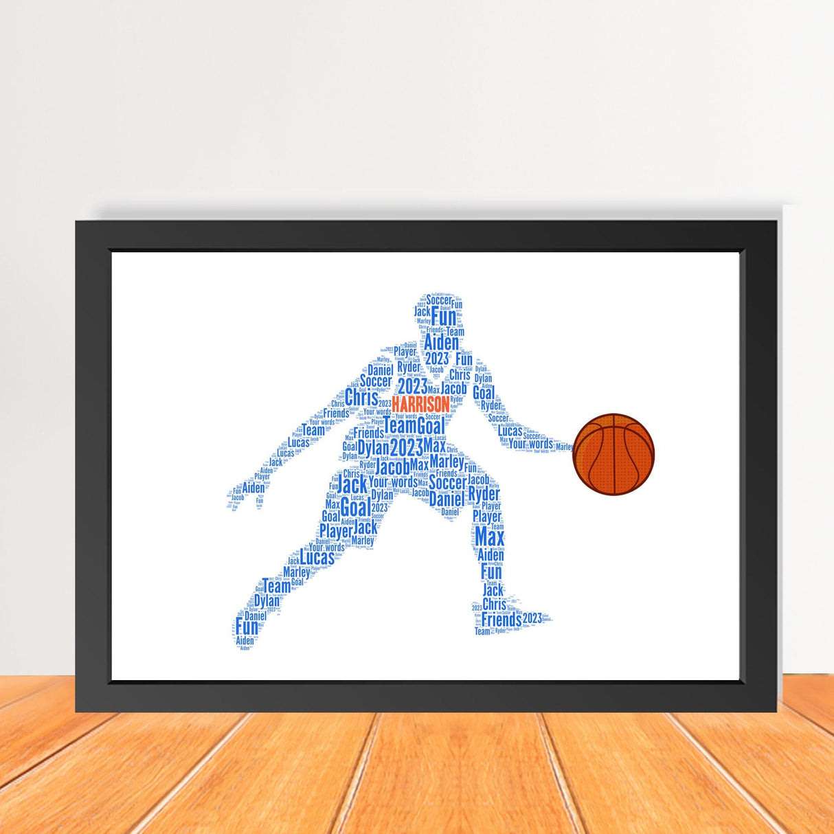 Sports Coach Team Birthday gifts Frame Print Wall Art