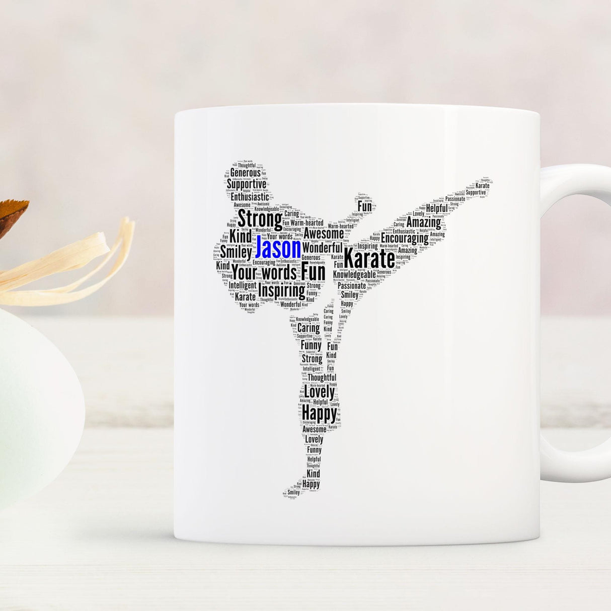 Personalised Karate Birthday Card, Karate word art Cards, For Her, Him, Boys, Girls, Kids - Daughter, Son, Father, A5 size greeting cards