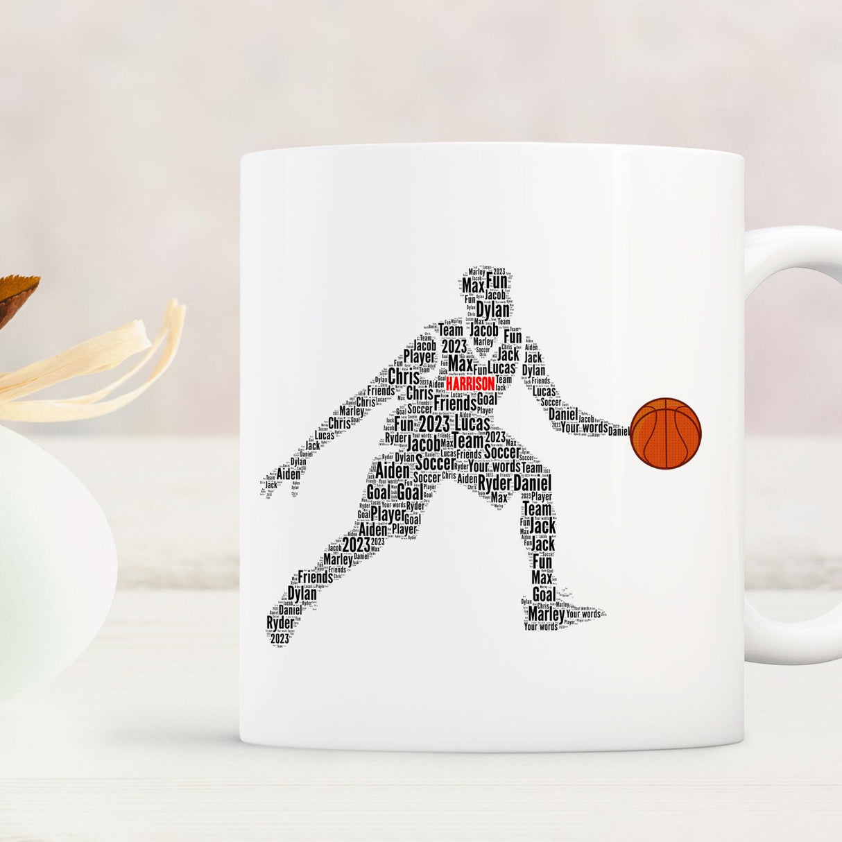 Basket ball word art Card, birthday number Cards, Basket ball wall art, For Her, Girls, Kids - Daughter, Mother, A5 size birthday cards