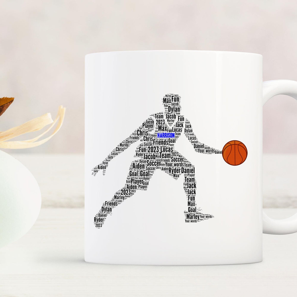 Basket ball word art Card, birthday number Cards, Basket ball wall art, For Her, Girls, Kids - Daughter, Mother, A5 size birthday cards