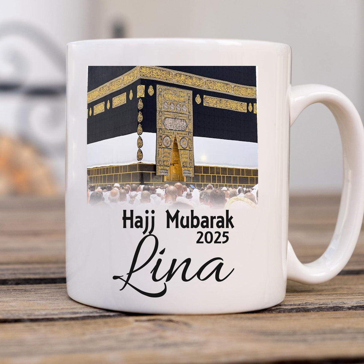 Personalised Picture & Name Hajj Photo Mug