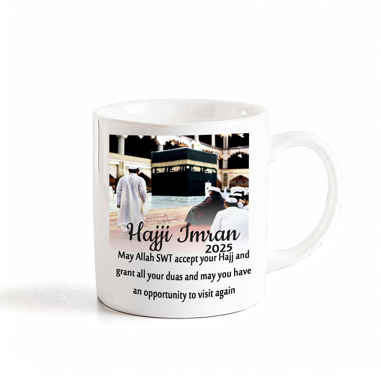 Personalised Hajj Mubarak Souvenir Photo Mug gifts