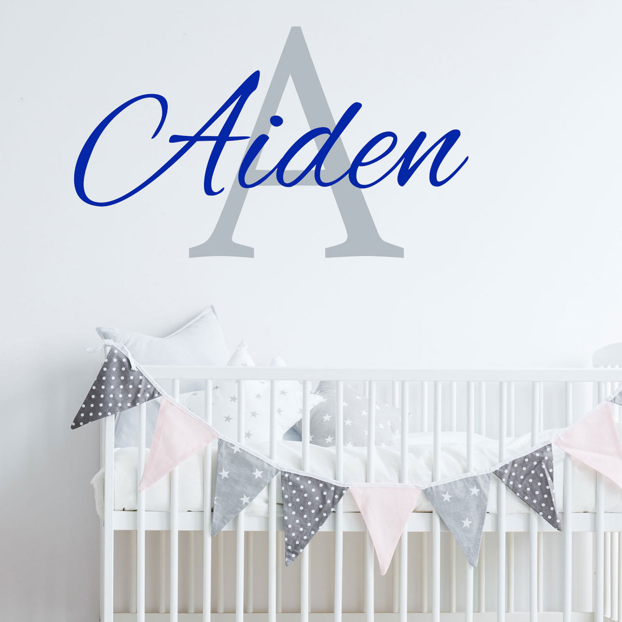 Baby Boy Personalised Name Stickers for Wall