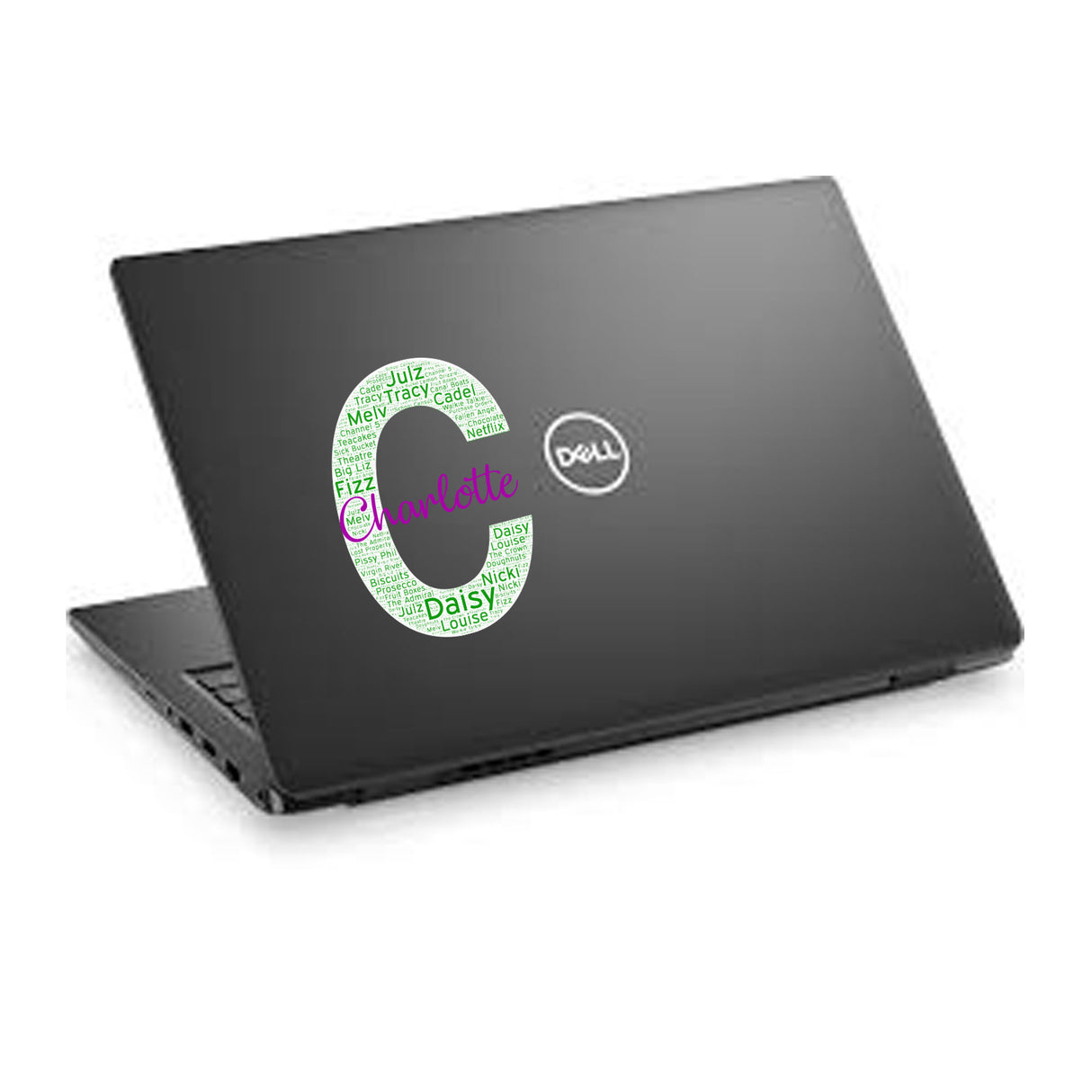 Laptop word art Stickers