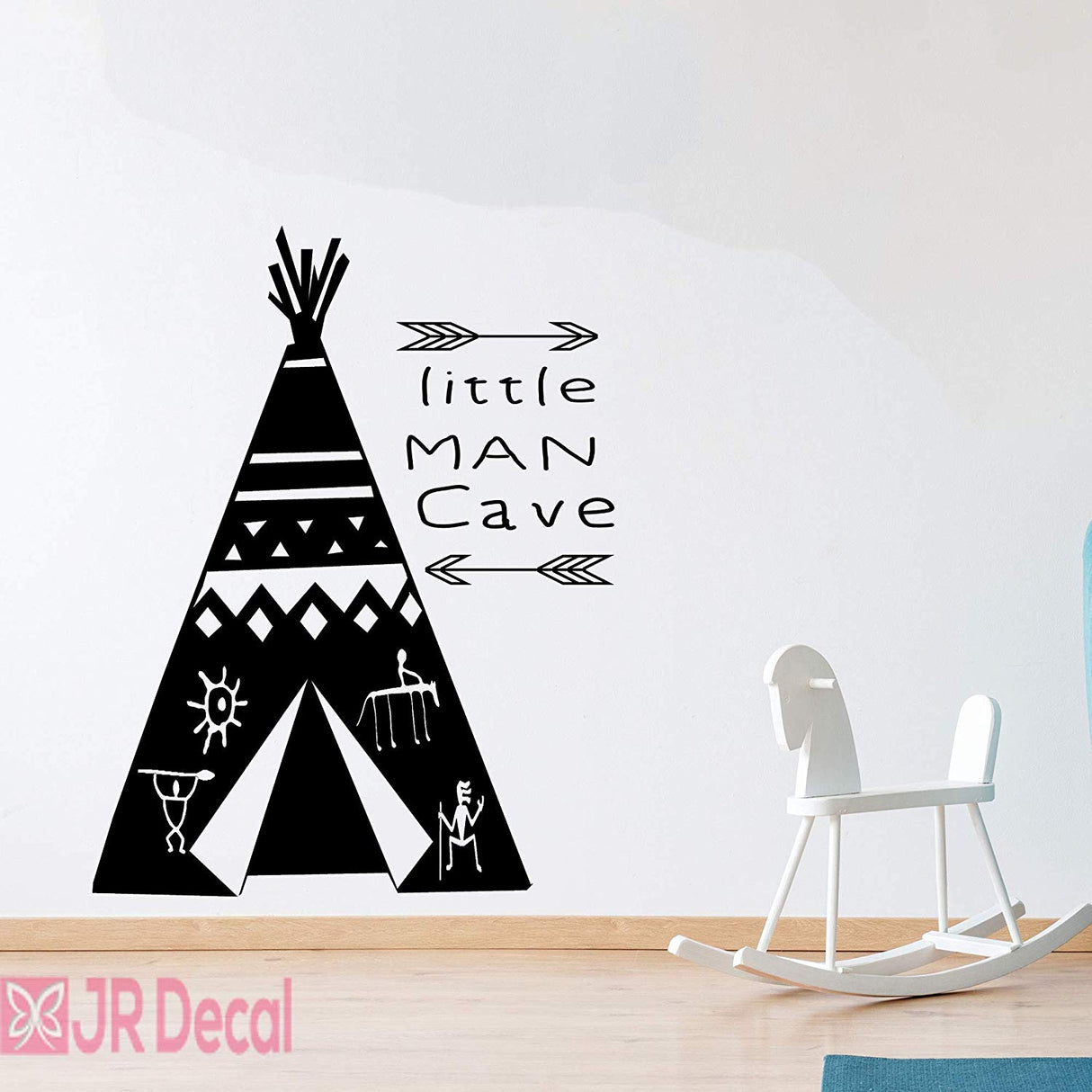 Little MAN Cave- Nursery Wall sticker