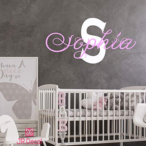 Monogram with Custom Name Wall Sticker