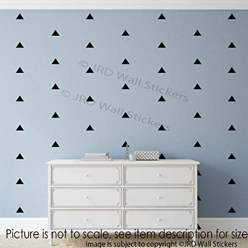 100 pieces 5cm Triangle Signs Wall Stickers vinyl wall decals
