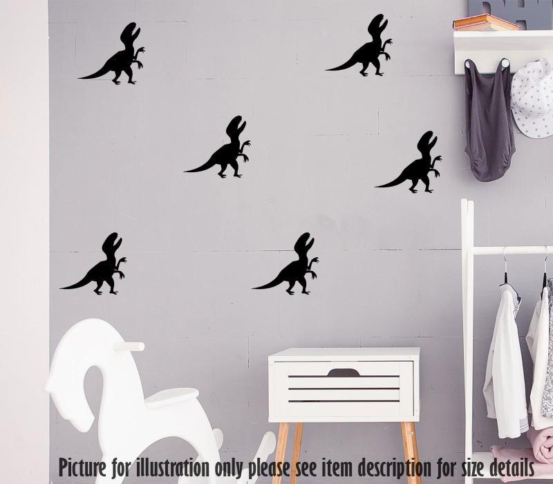 Wild Velociraptor Dinosaur wall Stickers
