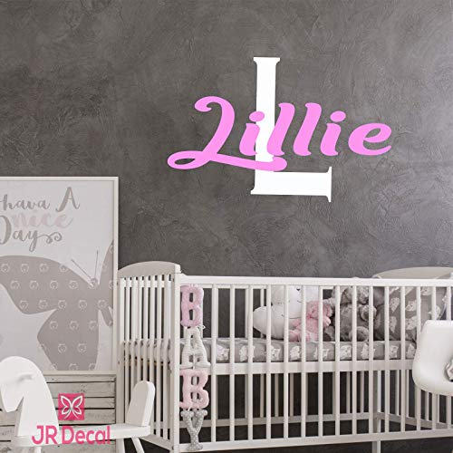 Girls name Monogram Personalised name sticker
