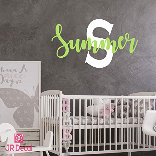 Custom name wall sticker Monogram for Baby