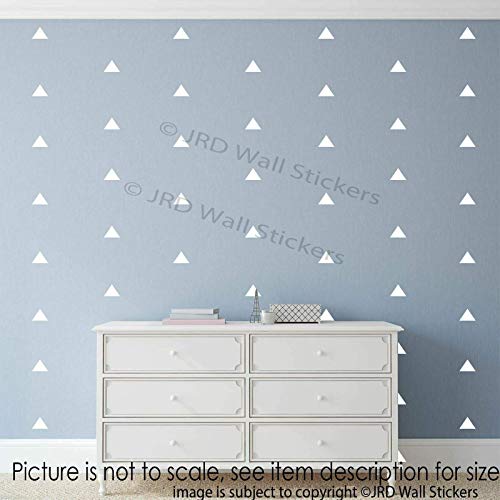 110 pieces Triangle Signs Wall Stickers Removable Vinyl decals