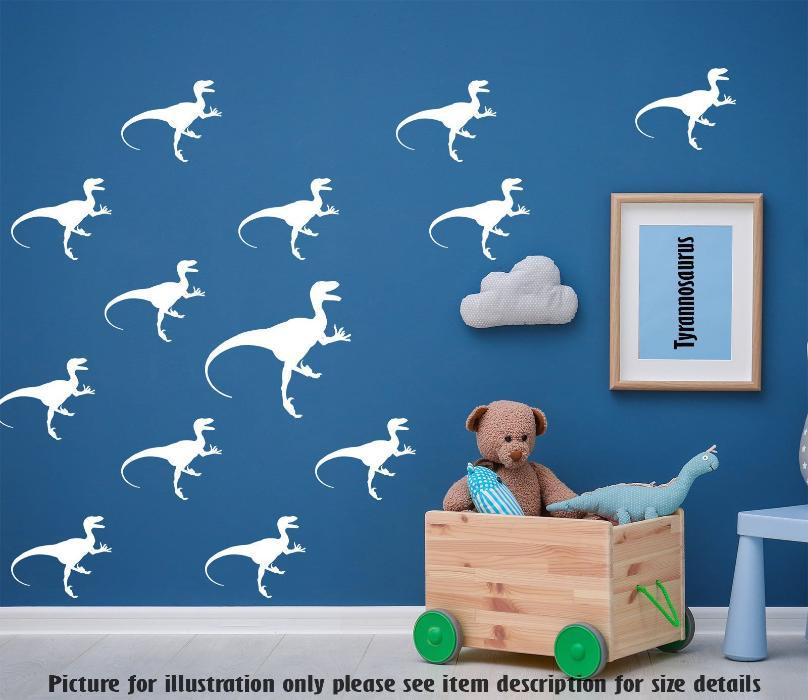 Tyrannosaurus T-Rex Dinosaur Wall Decal Set