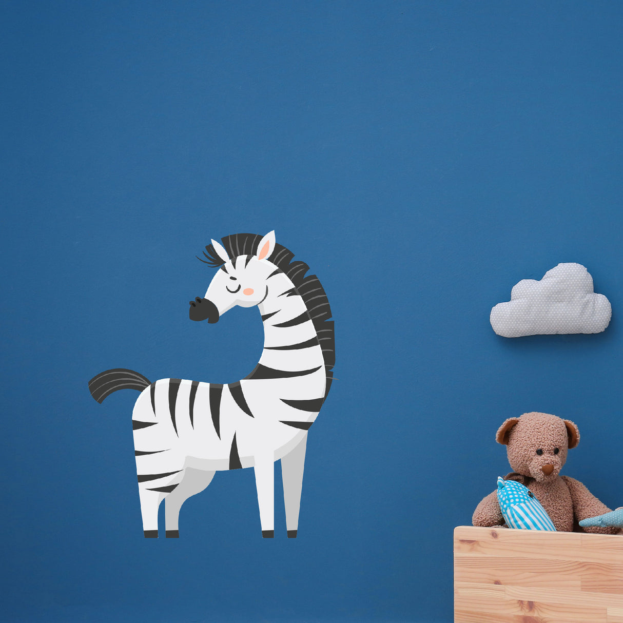 Zebra wall stickers Removeable for Children's Bedroom