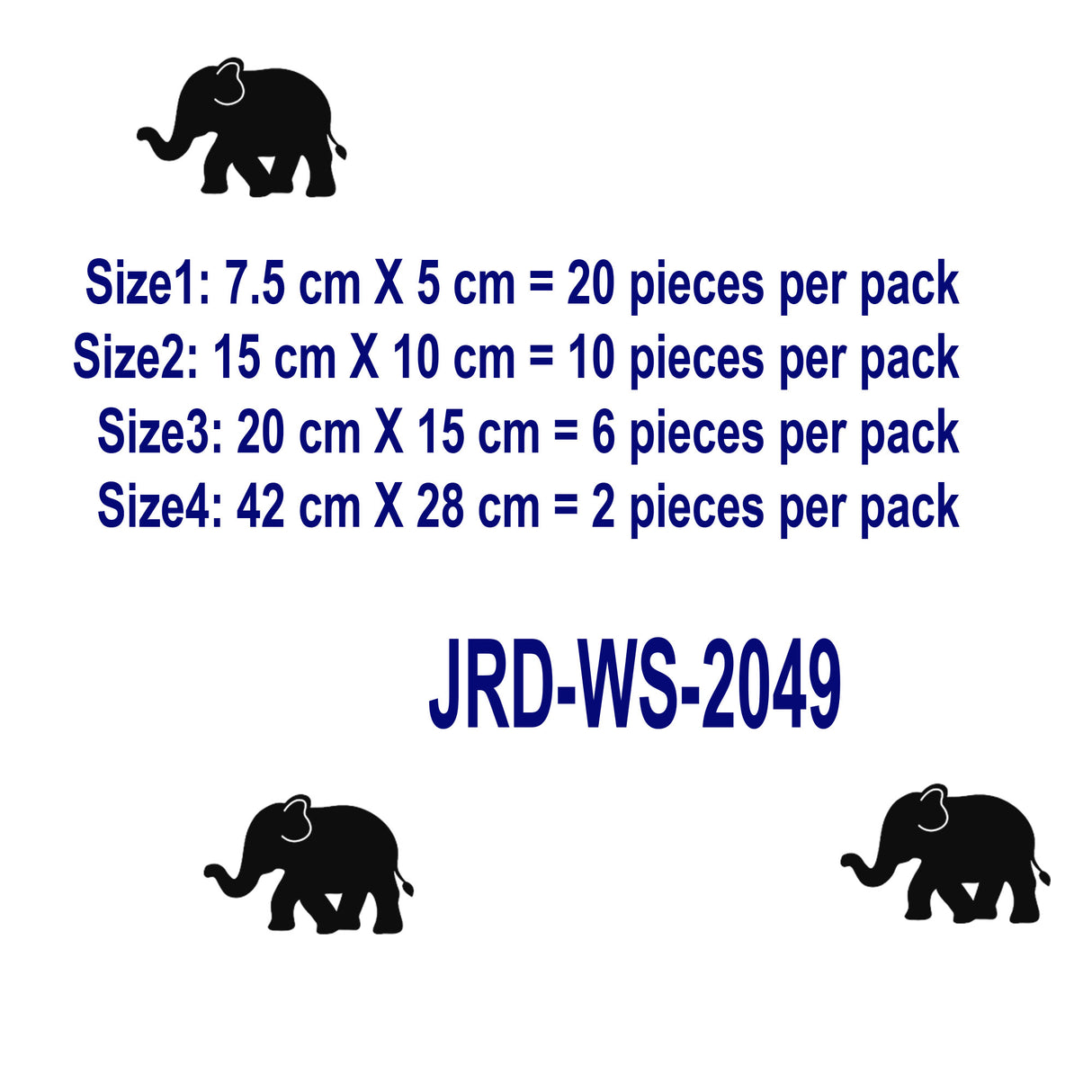 Baby Elephants wall stickers decals