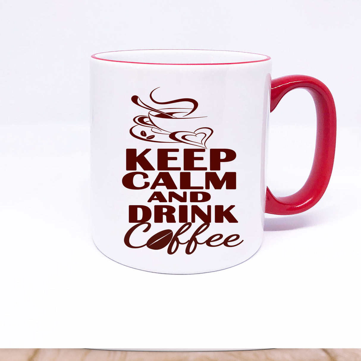 "Keep Calm and Drink Coffee" Printed Gift Mug