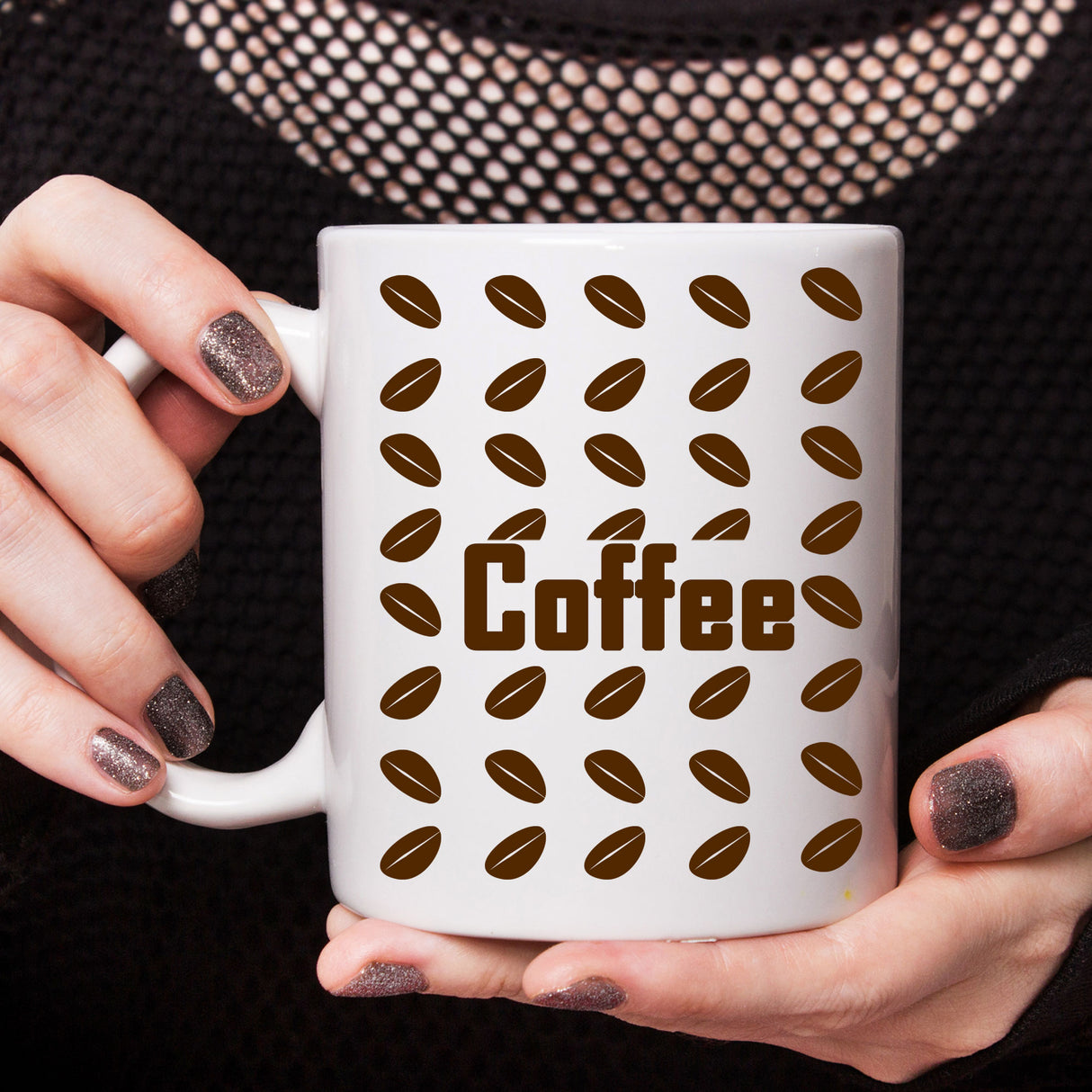 Coffee Beans printed Coffee Mugs