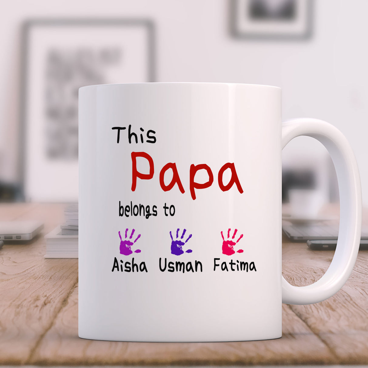 Islamic mug gift for Father's day, Abbu, Abu Ji, Baba