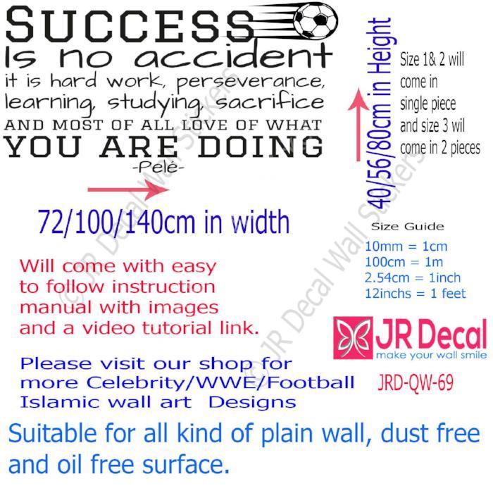 Inspirational quotes wall stickers