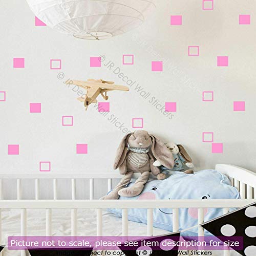 5 cm Square shape Removable Vinyl Wall Decals