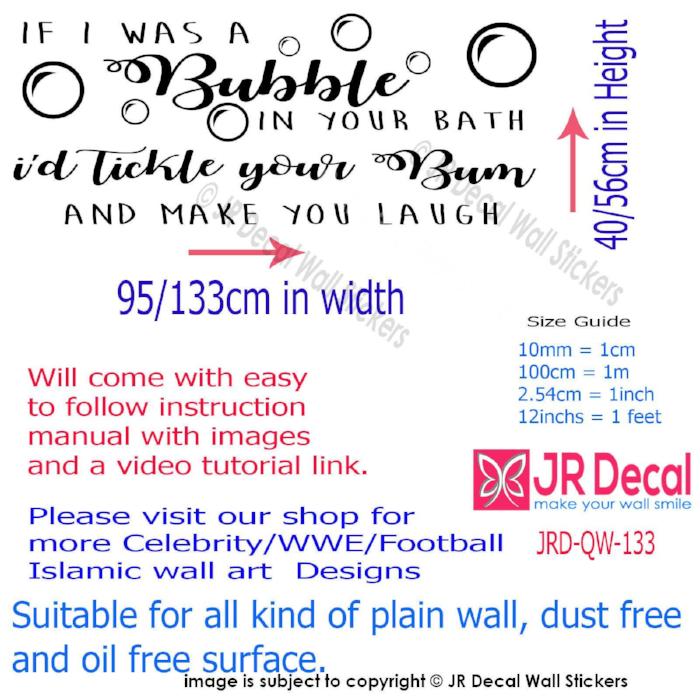 "I'd tickle your bum"- Bathroom quote