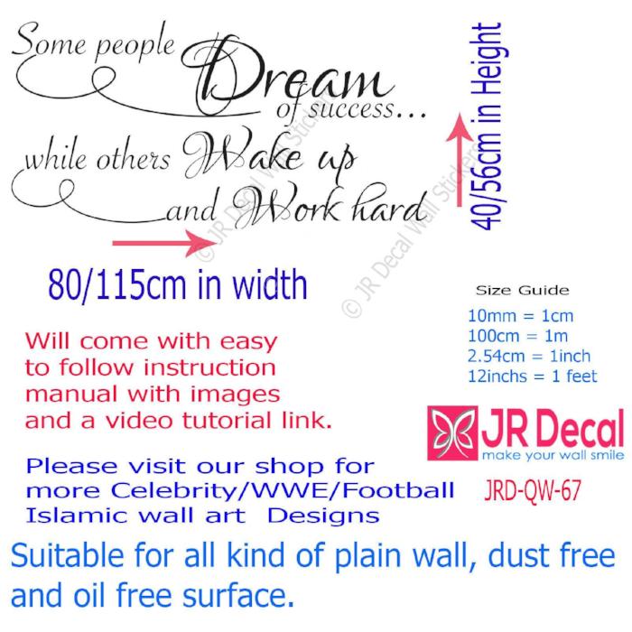 Inspirational quotes stickers for walls