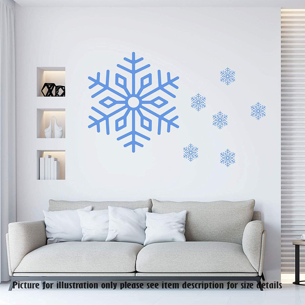 Christmas Snowflakes stickers