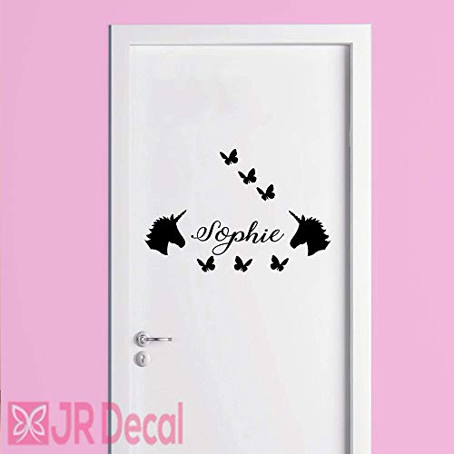 Unicorn Personalised name sticker for Door