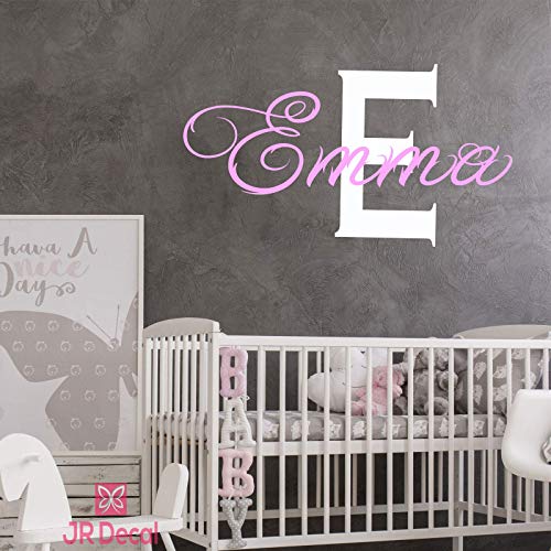 Monogram with Custom Name Wall Sticker