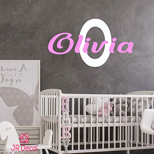 Girls name Monogram Personalised name sticker