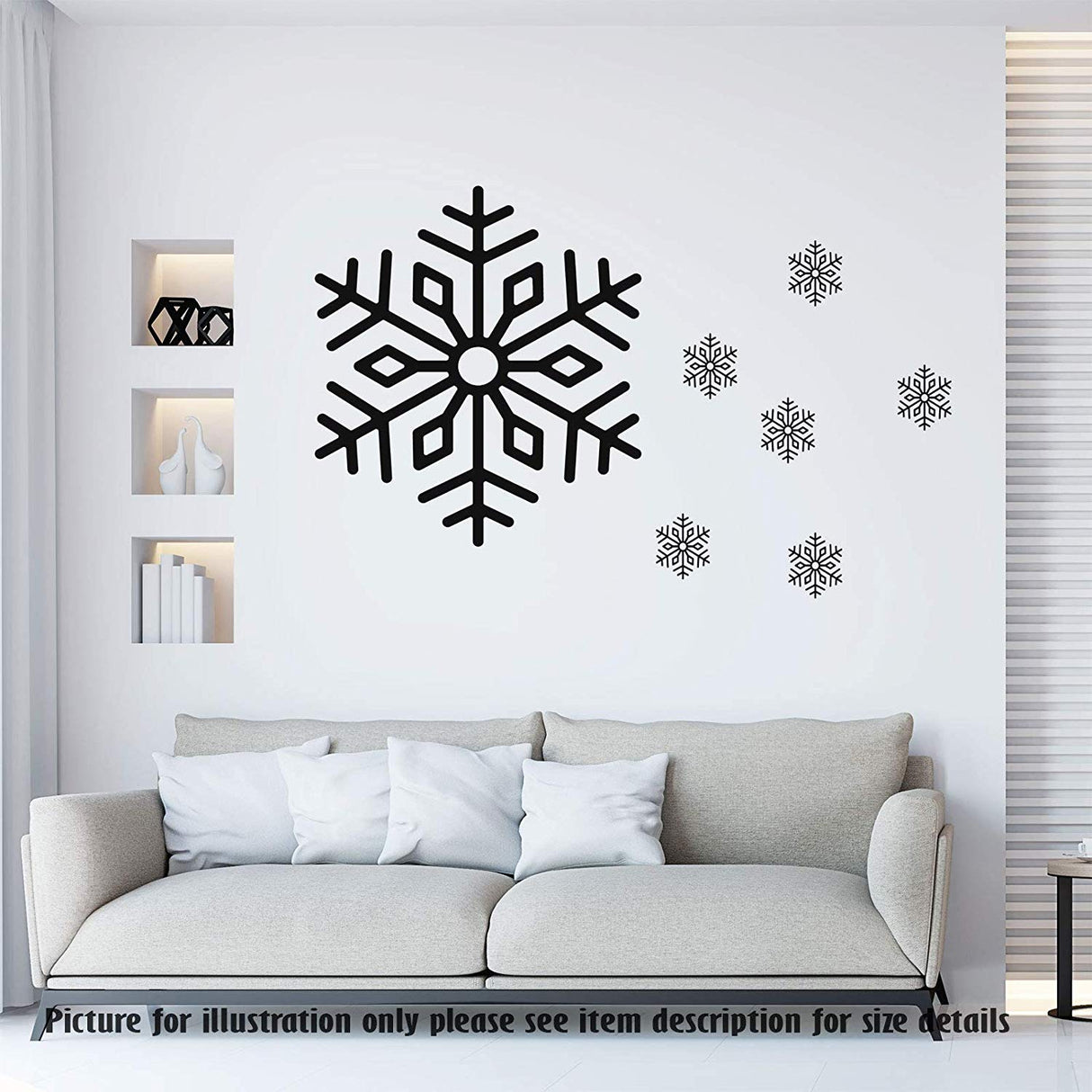 Christmas Snowflakes stickers