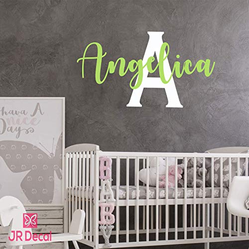 Custom name wall sticker Monogram for Baby